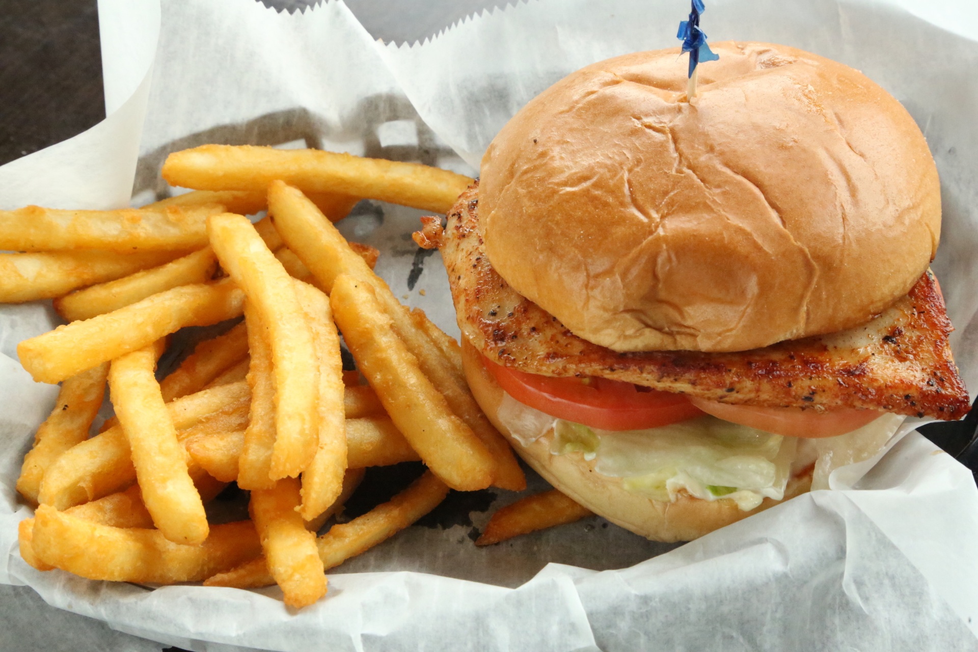 Chicken Sandwich & Fries